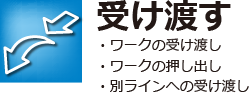 受け渡す